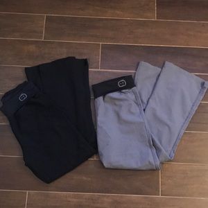 WonderWink scrub pants. 2 pair